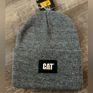 Caterpillar CAT Label Cuff Beanie- Gray